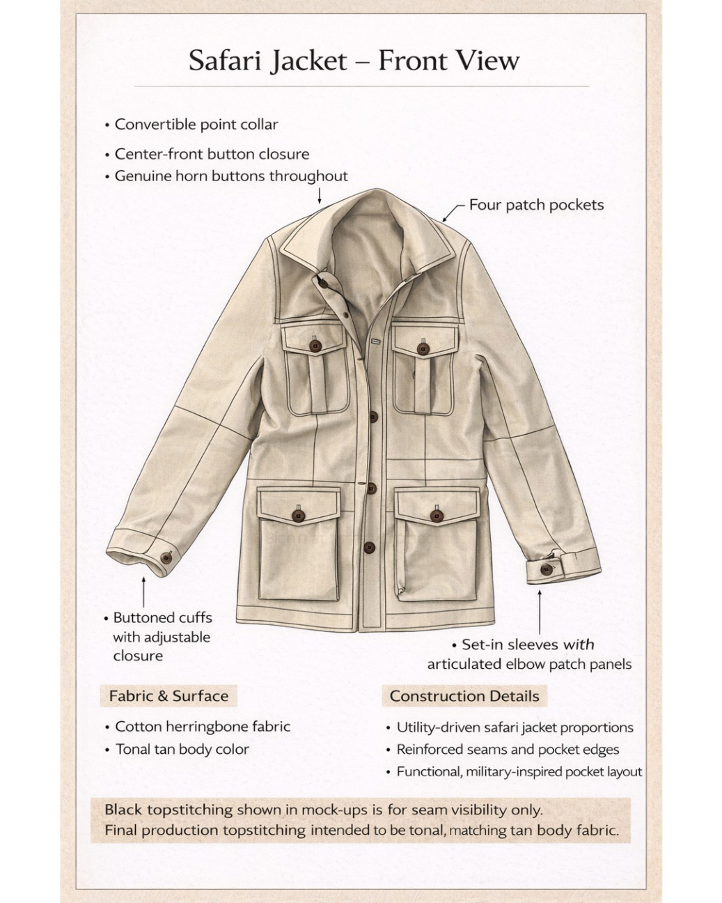 Technical Flat, Front